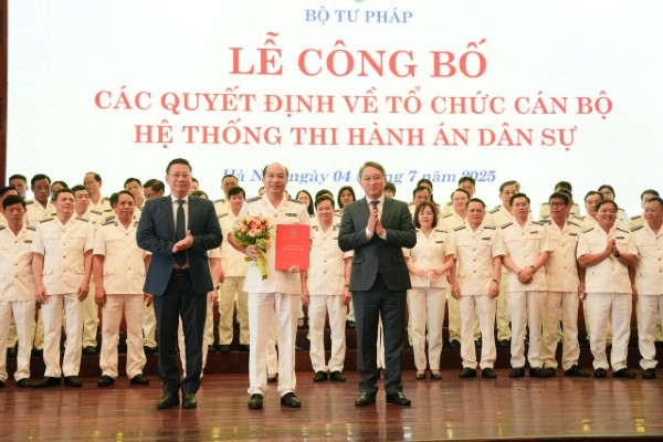 Ông Nguyễn Thắng Lợi được bổ nhiệm giữ chức vụ Cục trưởng Cục Quản lý thi hành án dân sự